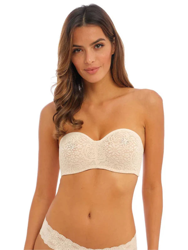 Biustonosz bandeau Halo Lace z koronką